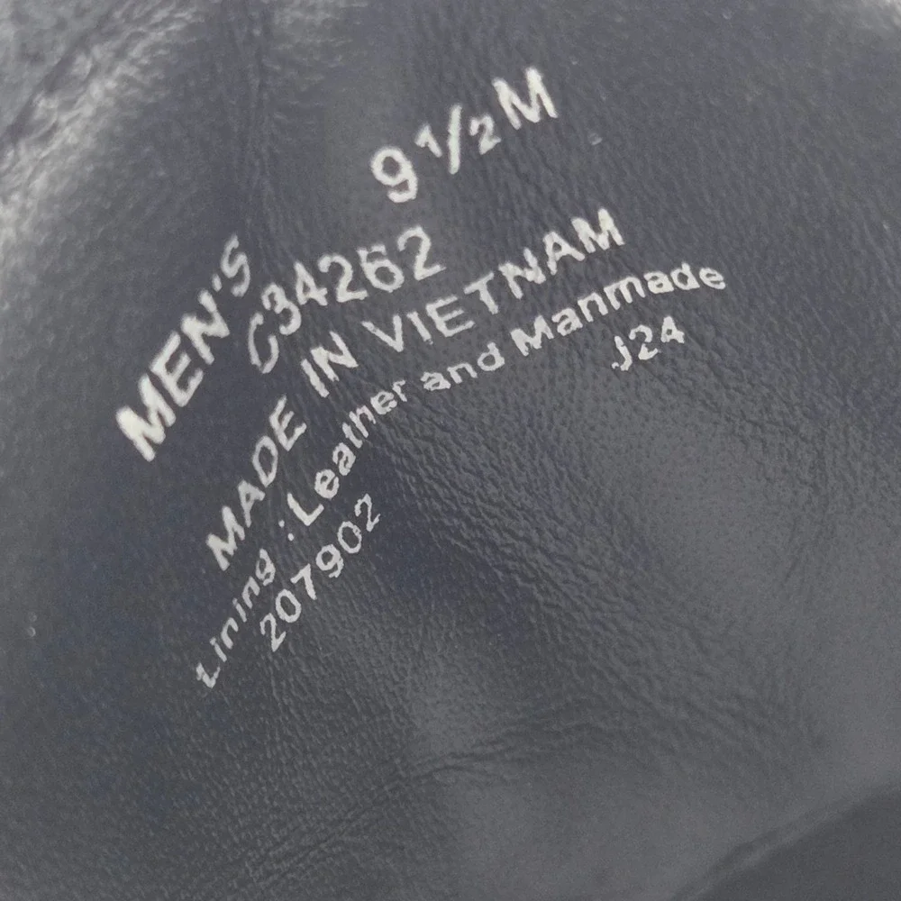 Cole Haan ME Wingtip Oxford Dress Shoes Mens 9.5 Black Leather Waterproof NEW